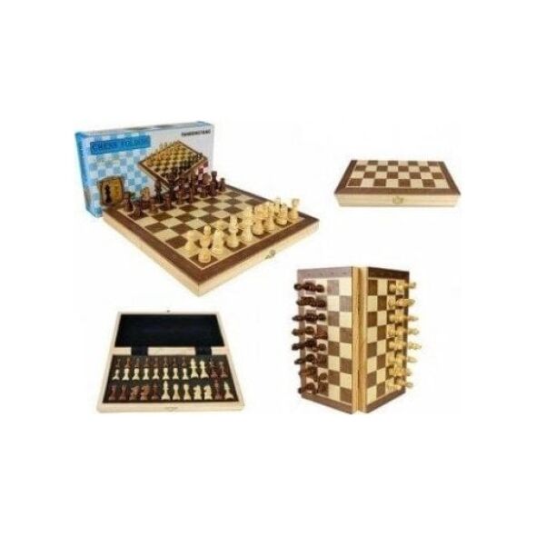 Szachy dewn magn Premium 29,5x29,5 WKGRA-14 18056