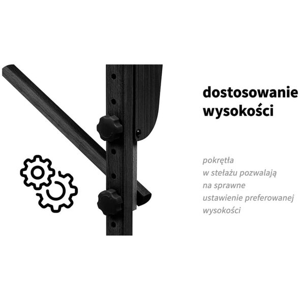 Activeshop Stół składany do masażu drewniany Komfort Activ Fizjo 2 segmentowe róż czarne drewno