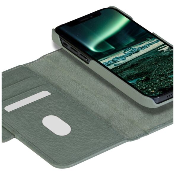 dbramante New York - iPhone 13 6.1" - Greenbay - full grain pebbled leather cover