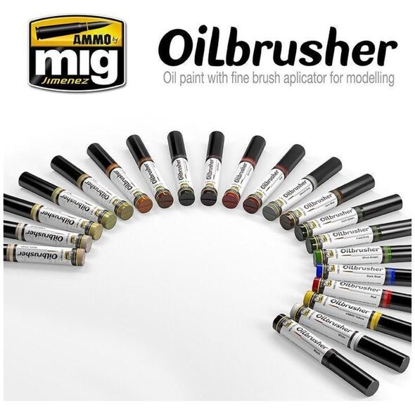 Vallejo Ammo: Oilbrushers Display N1 (80) 13958945 8432074081548