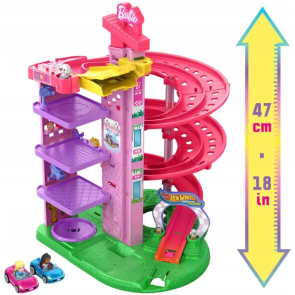 HW TOR ZAKRECONY WYSCIGOWY BARBIE JDD65 PUD3