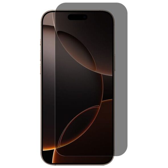 Crong Privacy 3D Armour Glass - Hartowane szkło prywatyzujące iPhone 16 Pro Max