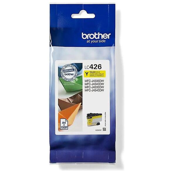 Brother Μελάνι Inkjet LC426Y Yellow (LC426Y) (BRO-LC-426Y) έως 12 άτοκες Δόσεις