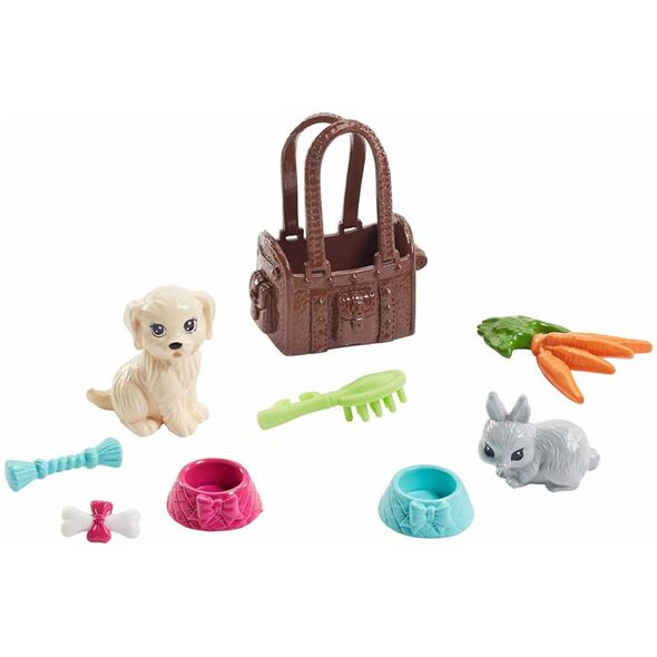 Lalka Barbie Mattel ze zwierzątkami (FPR48)