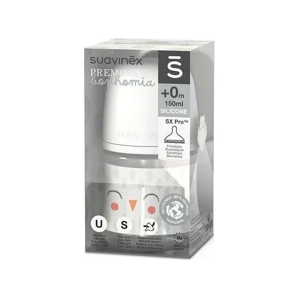 307833-BUTELKA 150ML/SMOCZEK              FIZJOLOGICZNY SX PRO WOLNY PRZEPŁYW/SOWA BEŻOWA/BONHOMIA