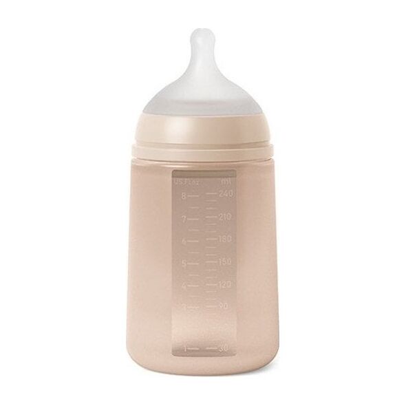 308072-BUTELKA SILIKONOWA 240ML/SX PRO    ŚREDNI PRZEPŁYW/CIELISTA/NEW ALL SILICONE