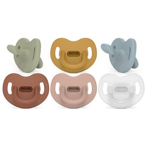 308081-SMOCZEK 100% SILIKONOWY            ANATOMICZNY SX PRO/6-18M/TRANSPARENTNY/NEW ALL SILICONE