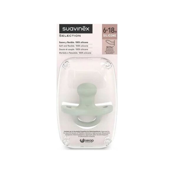 308078-SMOCZEK 100% SILIKONOWY            ANATOMICZNY SX PRO/6-18M/ZIELONY/NEW ALL SILICONE