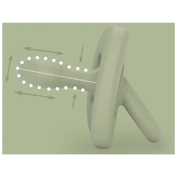 308096-SMOCZEK 100% SILIKONOWY            FIZJOLOGICZNY SX PRO/0-6M/ZIELONY/NEW ALL SILICONE