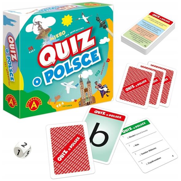 Quiz O Polsce kieszonkowa gra edukacyjna 28645