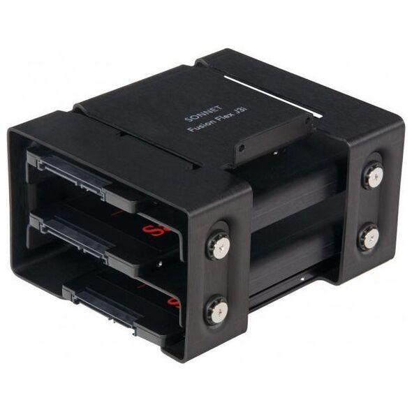 Sonnet Fusion Flex J3i - 3-drive mounting system for 2019 Mac Pro - Add your own SATA drives