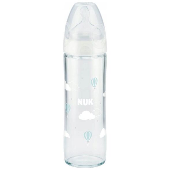 NUK NUK BUTELKA SZ 240ML NC SM 0-6M BIA 10745080 1/6
