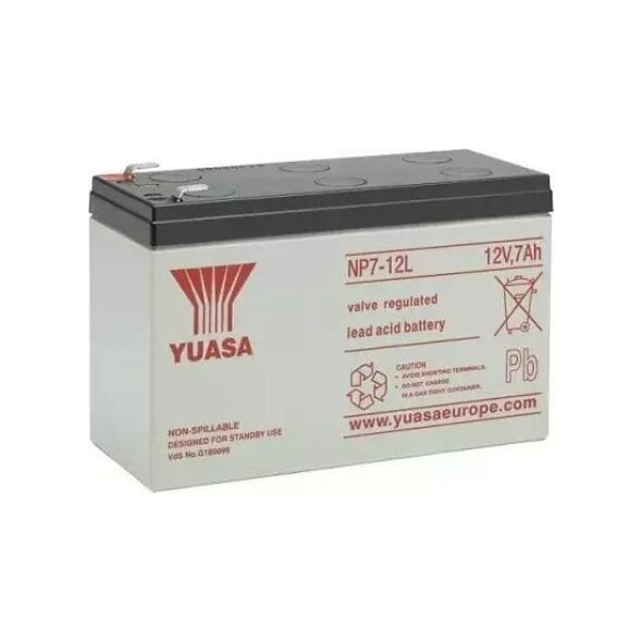 Μπαταρίες Fukawa - YUASA NP7-12L (12V/7Ah - Faston F2 250), životnost 5let 14102796 8595611305207