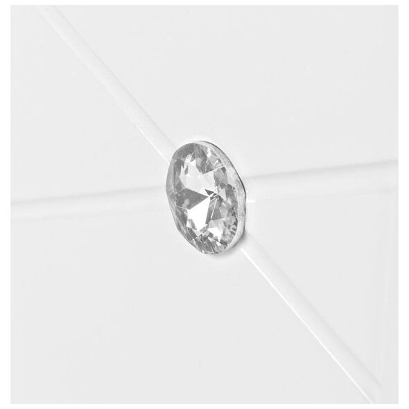 Azzurro SPA LEŻANKA KOSMETYCZNA AZZURRO KRYSTAL 370-3 4 SILN. BIAŁA PODGRZEWANA