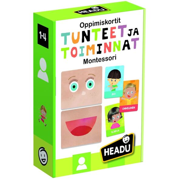 Headu HEADU Flashcards Συναισθήματα και ενέργειες Montessori (Στη φινλανδική γλώσσα.) 13943411 8057592353061
