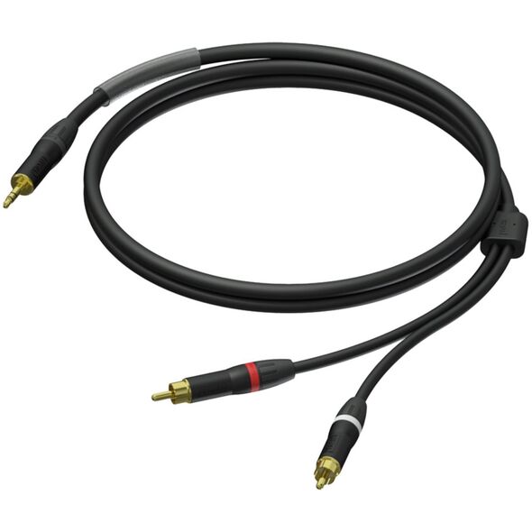 Καλώδιο Procab Καλώδιο PROCAB PRA711/3, 2x 3,5mm jack (M) στερεοφωνικό σε 2x RCA (M) (3m) 14265613 5414800000000