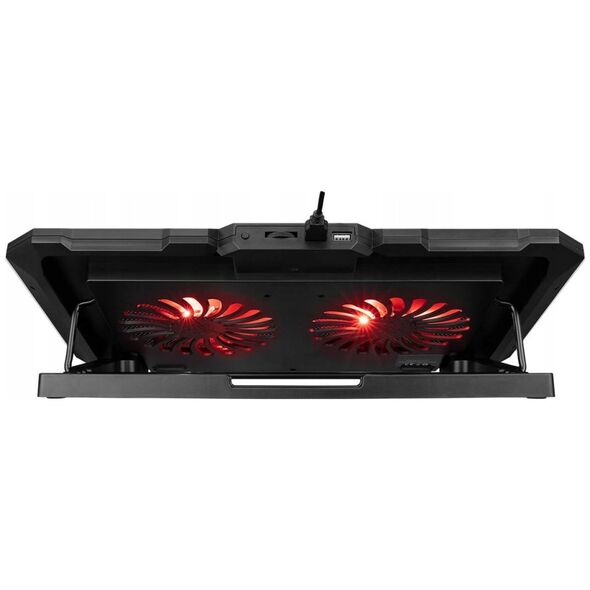 Rampage AD-RC12 GameZone Podstawka chłodząca pod laptop 5-17" RGB regulowana
