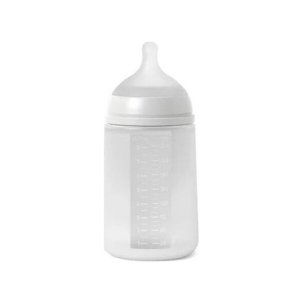 308073-BUTELKA SILIKONOWA 240ML/SX PRO    ŚREDNI PRZEPŁYW/TRANSPARENTNA/NEW ALL SILICONE