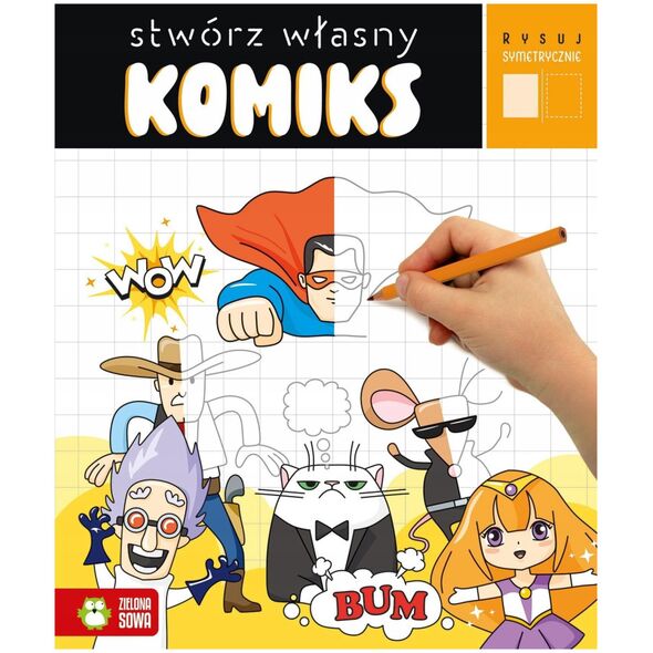 Rysuj symetrycznie Stwórz własny komiks 96197