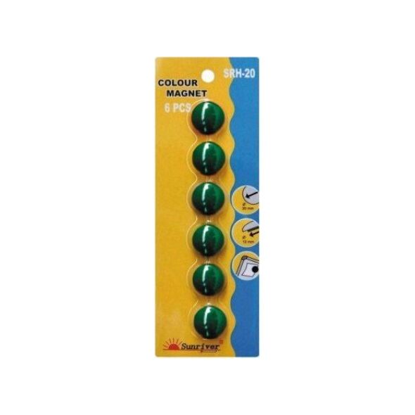 Argo Magnets 20mm ARGO WF 607285 πράσινο 6 τεμ 10380098 5903069016928