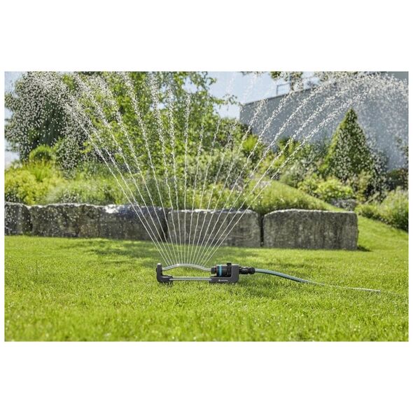 Gardena GARDENA EcoLine Square Sprinkler (black/turquoise, up to max. 220m?)