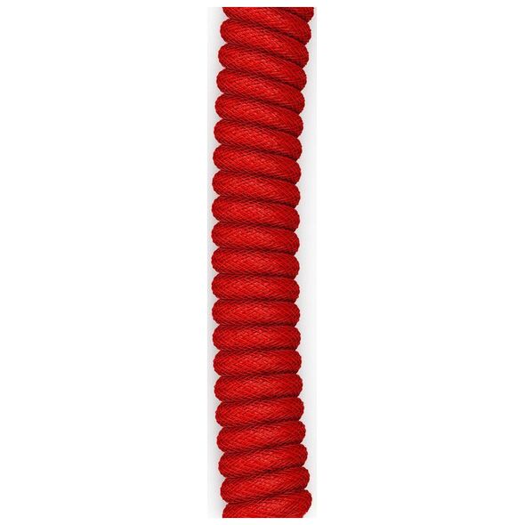 Glorious Glorious GMMK Coiled Cable Crimson Red, Spiralkabel, USB-C/USB-A - rot/schwarz