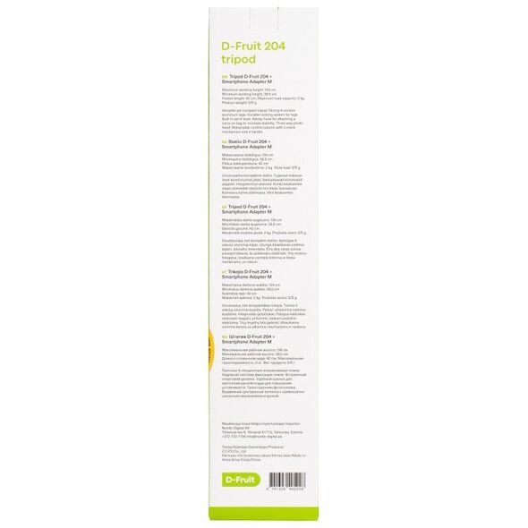 D-Fruit D-Fruit τρίποδο 204 + προσαρμογέας τηλεφώνου M 14234833 4741326405228