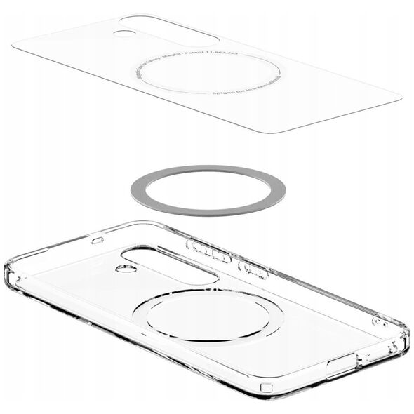 Etui Spigen Ultra Hybrid Mag MagSafe do   Samsung Galaxy S25+ biały