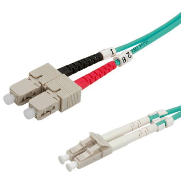 Value VALUE FO Cable 50/125µ. OM3. LC/SC. Aqua. 5.0m