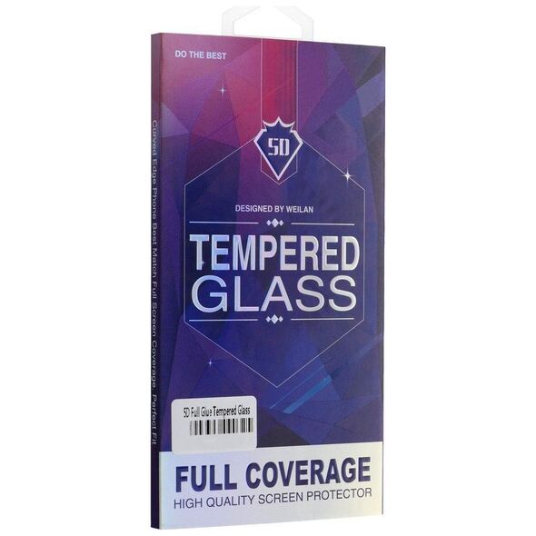 Partner Tele.com 5D Full Glue Tempered Glass - do Iphone 13 (Privacy) czarny