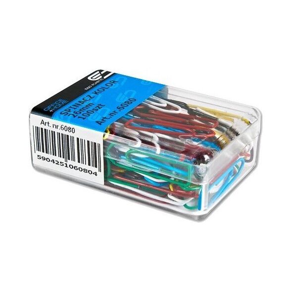 Victory Office Product Τριγωνικοί συνδετήρες 26mm VICTORY OFFICE PRODUCTS 66T263100-99 μείγμα χρωμάτων μεταλλικό σε πλαστικό δοχείο 100 τμχ 13774211 5904251060804