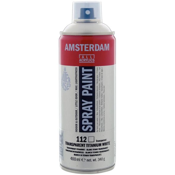 Artequipment Amsterdam Spray Paint Transparent Titanium White 112 13801115 8712079391515
