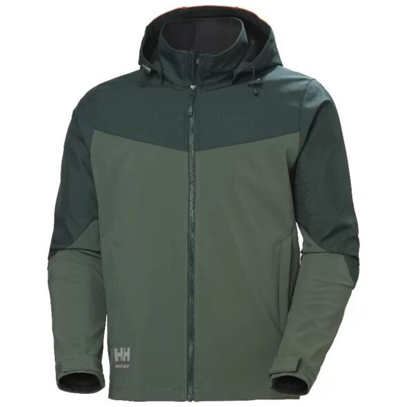 Ανδρικό μπουφάν Helly Hansen HELLY HANSEN Oxford Softshell, πράσινο M 13920210 7040059177028