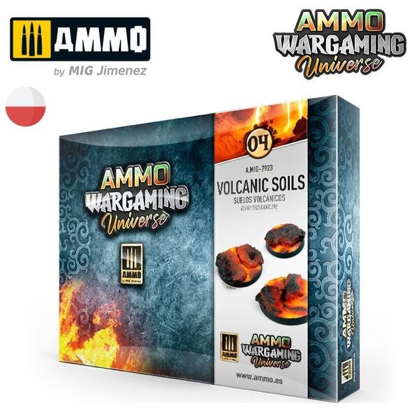 Vallejo Ammo: Wargaming Universe 04 - Volcanic Soils - Volcanic grounds 13959021 8432074079231