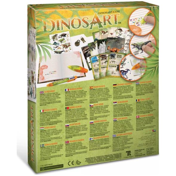 Σετ δημιουργικότητας Eaglemoss Ltd DINOSART Secret Diary, 15053 14079967 694704150538