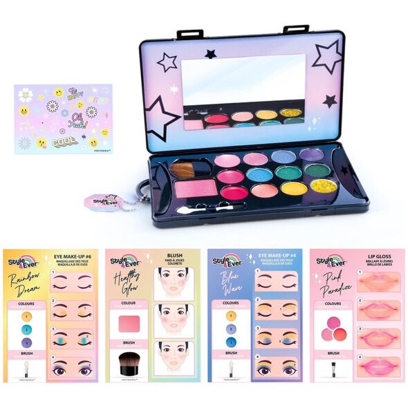 Clementoni STYLE 4 EVER - Ταξιδιωτική θήκη Make Up (250) /Pretend Play 14081065 3555801287640
