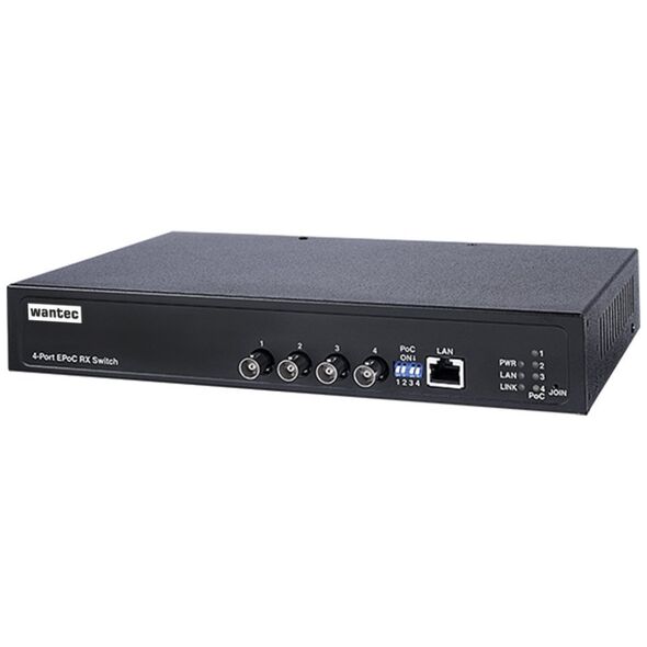 Wantec wantec 2wIP e-Series 4 Port RX 19" με τροφοδοτικό 250W 14131051 4250367757161