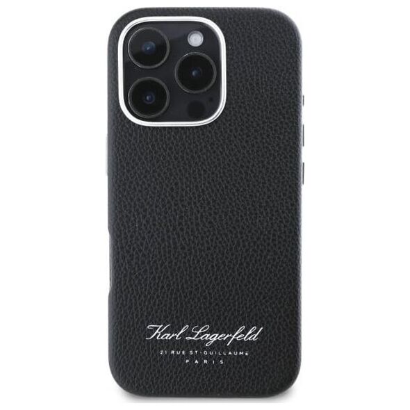 Karl Lagerfeld Karl Lagerfeld KLHCP16XPGWCMKHK iPhone 16 Pro Max 6,9" hardcase czarny/black hotel RSG