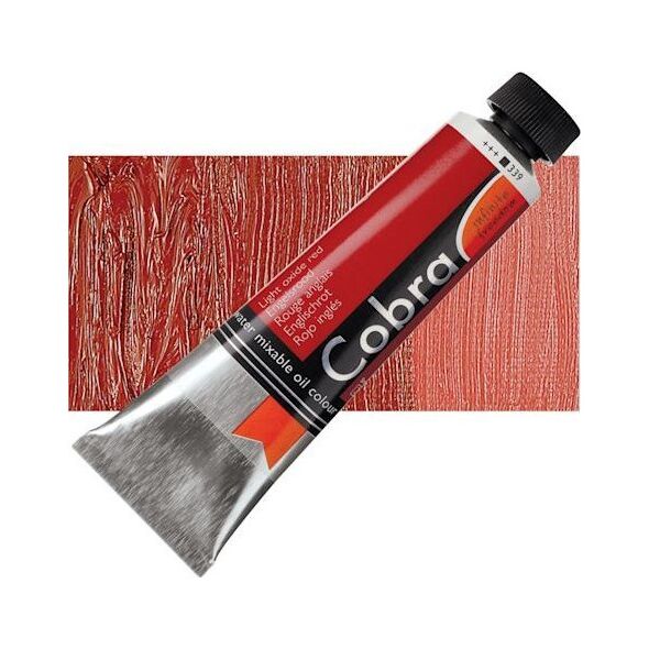 Cobra Cobra Artist Water-Mixable Oil Color Tube Light Oxide Red 339 13801222 8712079312299