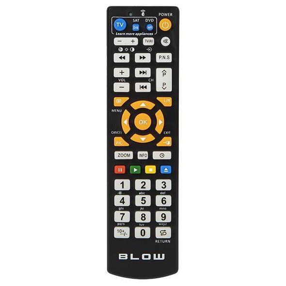 Pilot RTV Blow PILOT UNIWERSALNY SAMOUCZĄCY do TV DVD SAT DVB 5w1
