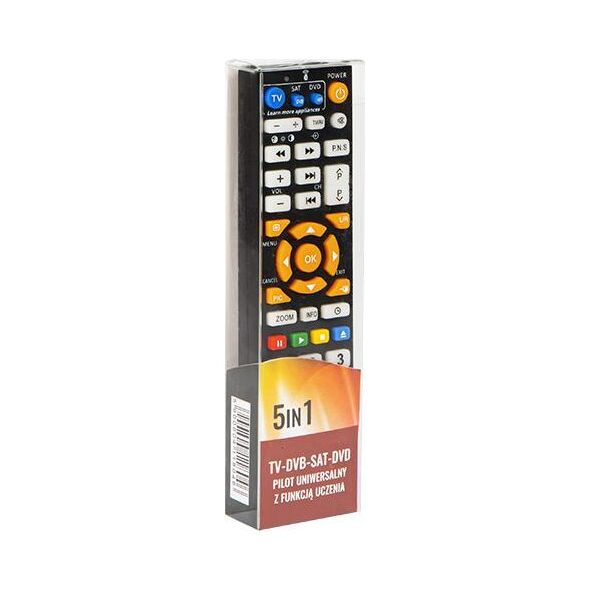Pilot RTV Blow PILOT UNIWERSALNY SAMOUCZĄCY do TV DVD SAT DVB 5w1