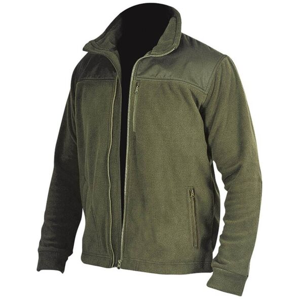 Dedra Bluza polarowa z wstawkami, 280g/m2, rozm.M, kolor zielony