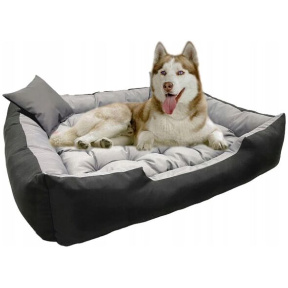 AIO Europe Legowisko dla psa ECCO 40x30 / 55x45 cm szaro-czarne