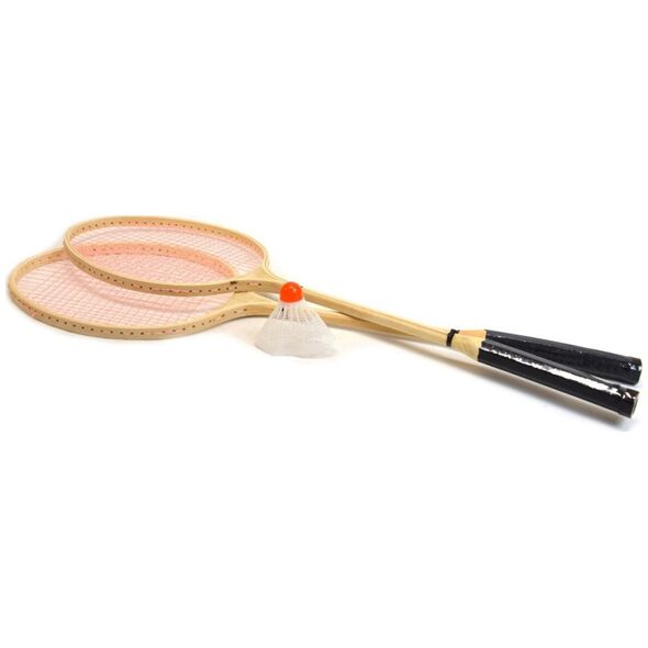 Gazelo Badminton 2 ξύλινες ρακέτες + 1 στρόφιγγα Z9921 13472986 5900949467825
