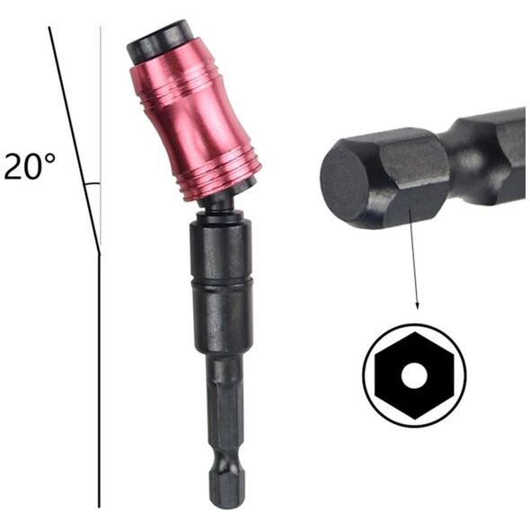 ATL NZ39 Uchwyt magnetyczny 1/4" kątowy