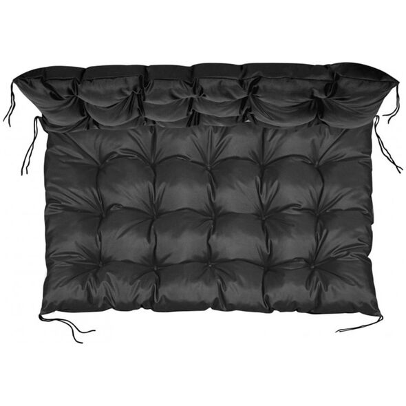 vidaXL PODUSZKA OGRODOWA NA PALETY 120X80 CM CZARNA