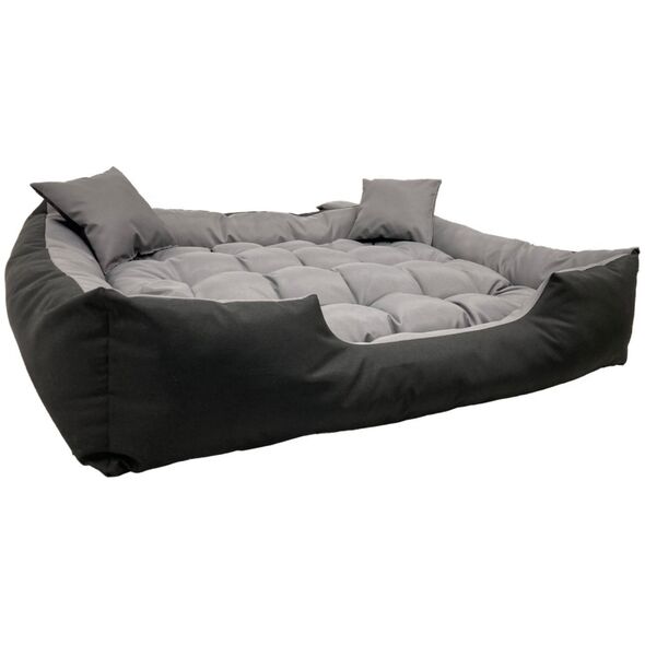AIO Europe Legowisko dla psa ECCO 130x100 / 145x115 cm szaro-czarne