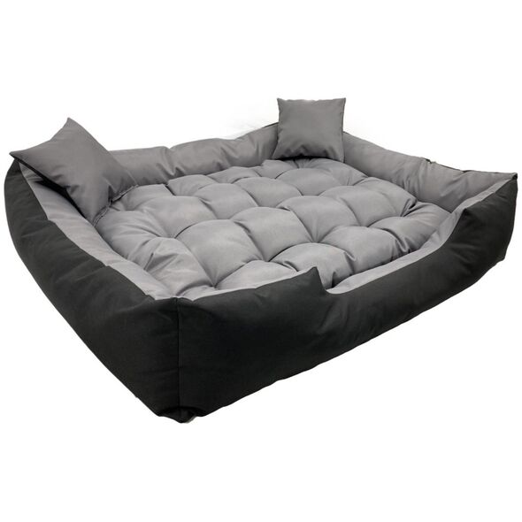AIO Europe Legowisko dla psa ECCO 130x100 / 145x115 cm szaro-czarne