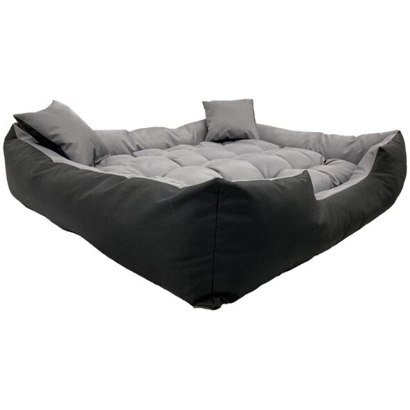 AIO Europe Legowisko dla psa ECCO 130x100 / 145x115 cm szaro-czarne