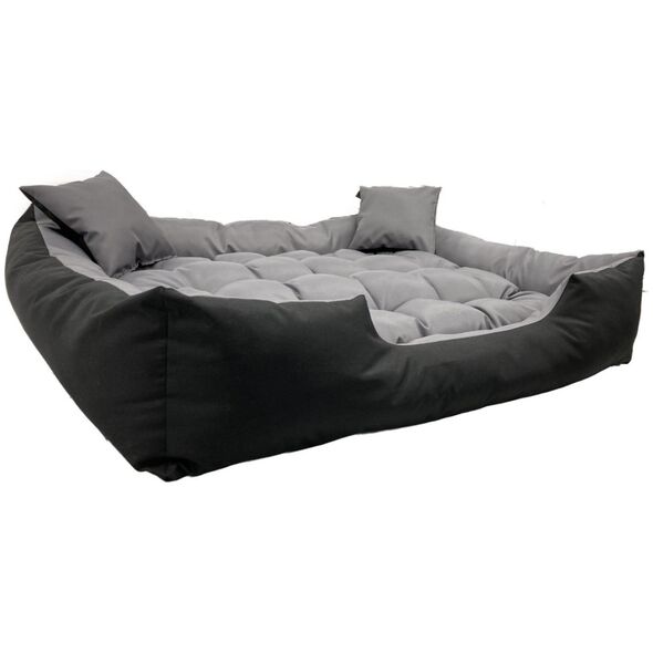 AIO Europe Legowisko dla psa ECCO 130x100 / 145x115 cm szaro-czarne
